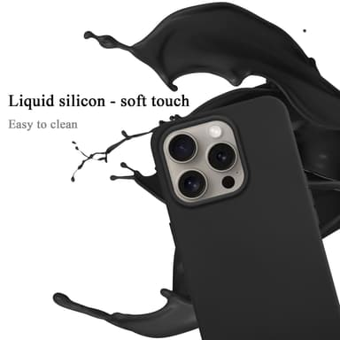 iPhone 16 PRO MAX Skal Fodral Case (Svart)