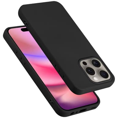 iPhone 16 PRO MAX Skal Fodral Case (Svart)