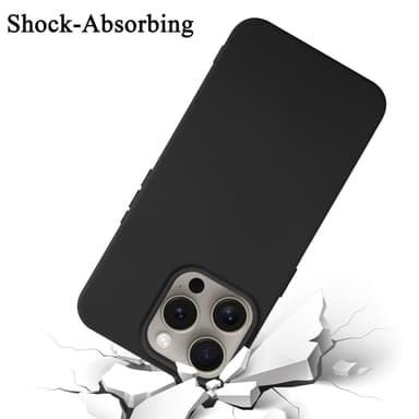 iPhone 16 PRO MAX Skal Fodral Case (Svart)