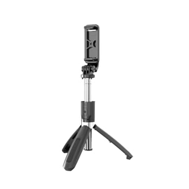 Selfiepinne/mobilstativ med fjärrkontroll Kamera- och Gopro-kompatibel