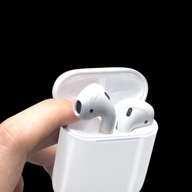 Öronskydd i Silikon för AirPods 1/2 Generation Vit