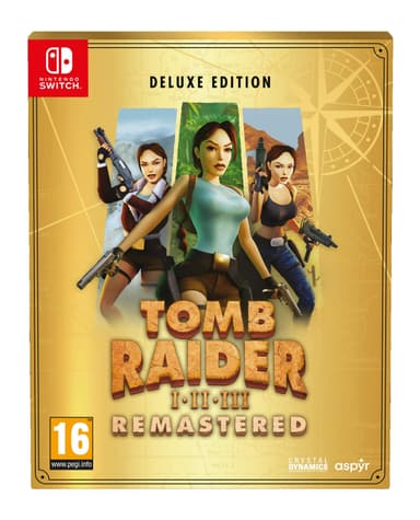 Tomb Raider I-III Remastered Deluxe Edition (Switch)