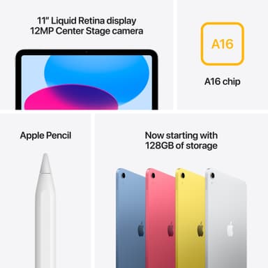 iPad 11" (11th gen) 128GB WiFi (yellow)