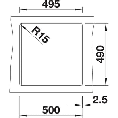 Blanco Dalago 5 diskbänk (vit)