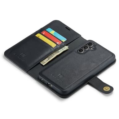 DG MING Samsung A36 5G 2-i-1 Magnet Plånboksfodral - Svart
