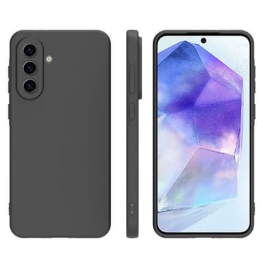SKALO Samsung A56 5G Mattsvart Ultratunn TPU Skal - Svart