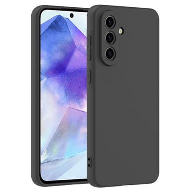 SKALO Samsung A56 5G Mattsvart Ultratunn TPU Skal - Svart