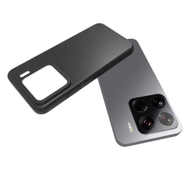 SKALO Xiaomi 15 Mattsvart Ultratunn TPU Skal - Svart