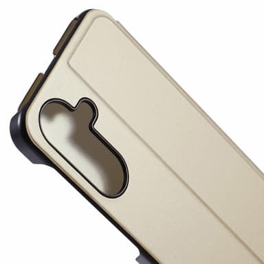 SKALO Samsung A36 5G Clear View Plånboksfodral - Guld
