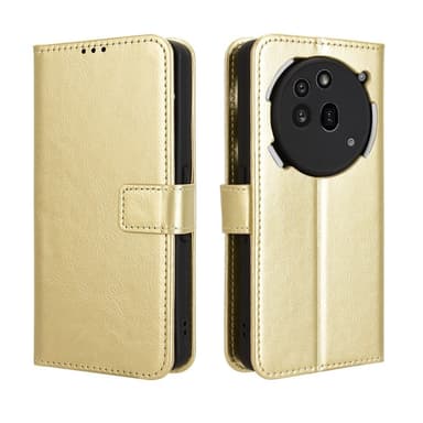 SKALO Nothing Phone (3a) Pro 5G PU-läder Plånboksfodral - Guld - Guld