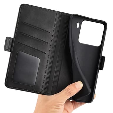 SKALO Xiaomi 15 Premium ID Plånboksfodral - Svart