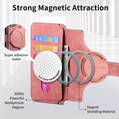 SKALO Samsung A26 5G CASENEO MW-03 Plånboksfodral - Rosa