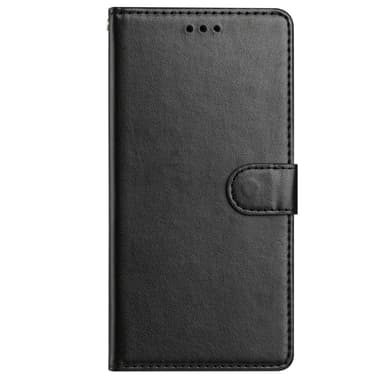 SKALO Samsung A26 5G PU-läder Plånboksfodral - Svart