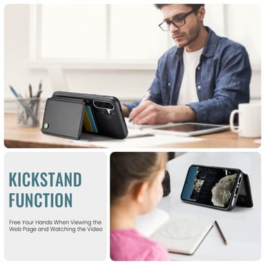 SKALO Samsung A36 5G JEEHOOD J05 Skal - Svart