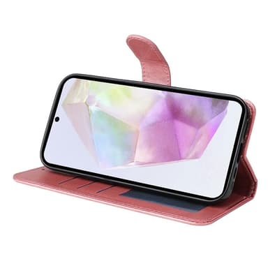 SKALO Samsung A36 5G PU-läder Plånboksfodral - Rosa