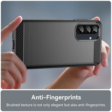 SKALO Samsung A26 5G Armor Carbon Skal - Svart