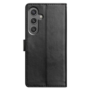 SKALO Samsung A26 5G PU-läder Plånboksfodral - Svart