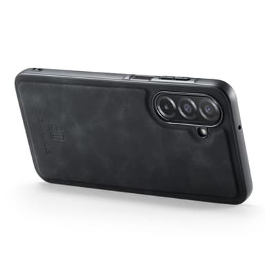 DG MING Samsung A26 5G Premium PU-Läder Hybrid Skal - Svart