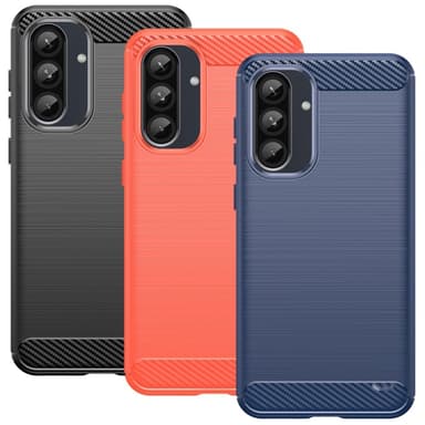 SKALO Samsung A36 5G Armor Carbon Skal - Svart
