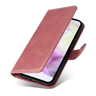 SKALO Samsung A36 5G PU-läder Plånboksfodral - Rosa