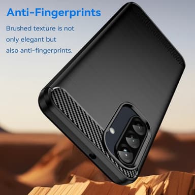 SKALO Samsung A26 5G Armor Carbon Skal - Svart