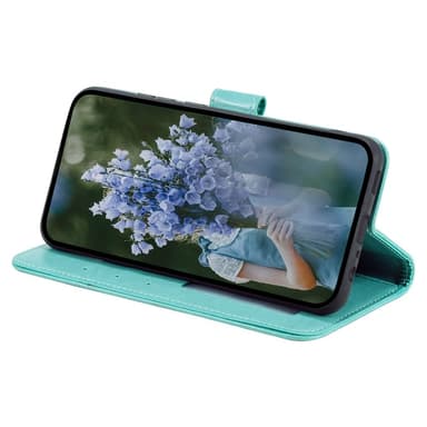 SKALO Samsung A36 5G Mandala Plånboksfodral - Turkos