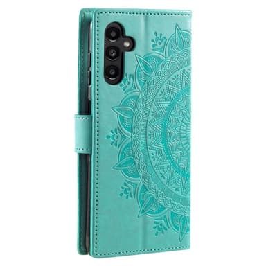 SKALO Samsung A36 5G Mandala Plånboksfodral - Turkos