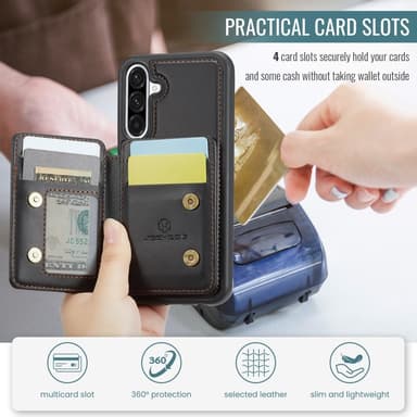 SKALO Samsung A36 5G JEEHOOD J05 Skal - Svart