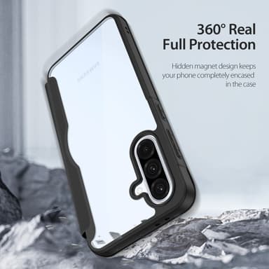 DUX DUCIS Samsung A56 5G Skin X Pro Plånboksfodral - Svart