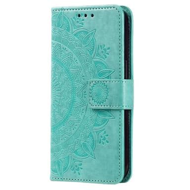 SKALO Samsung A36 5G Mandala Plånboksfodral - Turkos