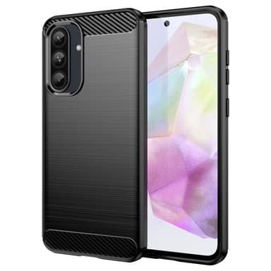 SKALO Samsung A36 5G Armor Carbon Skal - Svart