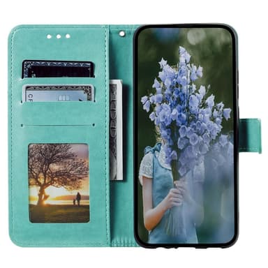 SKALO Samsung A36 5G Mandala Plånboksfodral - Turkos