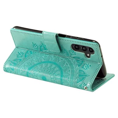 SKALO Samsung A36 5G Mandala Plånboksfodral - Turkos