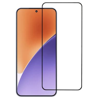 SKALO Xiaomi 15 Heltäckande Härdat Glas Skärmskydd - Svart