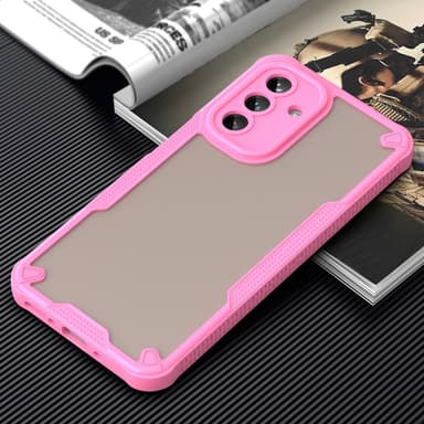 SKALO Samsung A26 5G Armor Hybrid Frosted Skal - Rosa