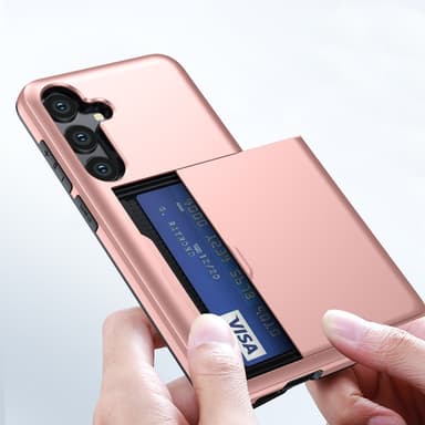 SKALO Samsung A36 5G Armor Korthållare Skal - Blå