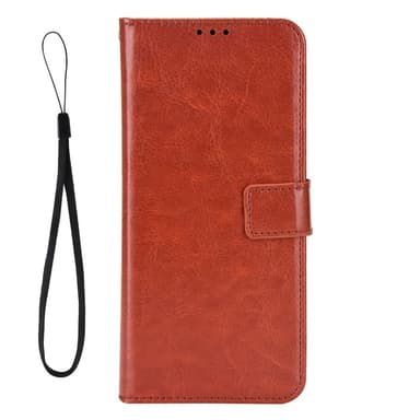 SKALO Nothing Phone (3a) Pro 5G PU-läder Plånboksfodral - Brun - Brun