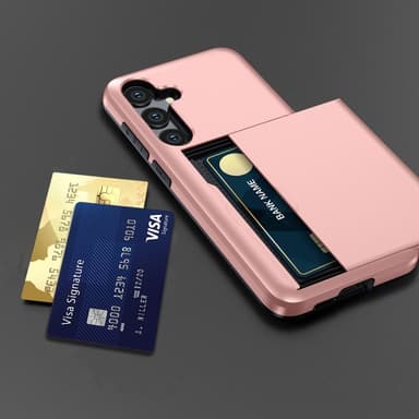 SKALO Samsung A36 5G Armor Korthållare Skal - Blå