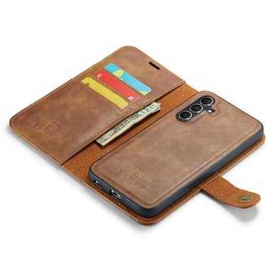 DG MING Samsung A36 5G 2-i-1 Magnet Plånboksfodral - Brun