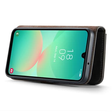 DG MING Samsung A26 5G 2-i-1 Magnet Plånboksfodral - Grå