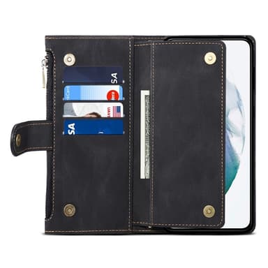 SKALO Samsung A26 5G ESEBLE Big Wallet Plånboksfodral - Svart