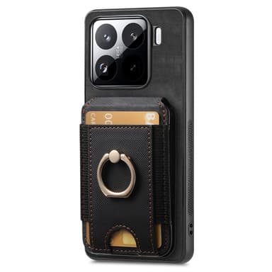 SKALO Xiaomi 15 2-i-1 Magnetisk korthållare Skal - Svart