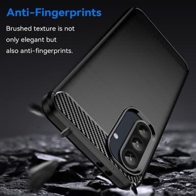 SKALO Samsung A36 5G Armor Carbon Skal - Svart