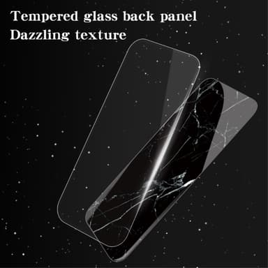 SKALO Samsung A26 5G Marmor Härdat Glas TPU Skal - Motiv 2