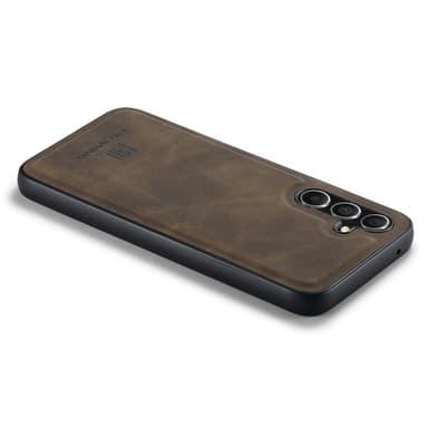 DG MING Samsung A36 5G Premium PU-Läder Hybrid Skal - Mörkbrun