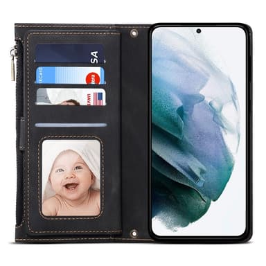 SKALO Samsung A26 5G ESEBLE Big Wallet Plånboksfodral - Svart