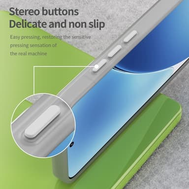 SKALO Xiaomi 15 Matt Translucent Hybrid Skal - Vit