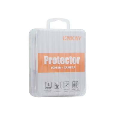 SKALO Samsung A56 5G ENKAY Kameraskydd Metallring - Silver