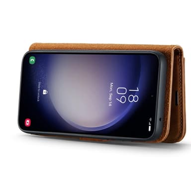 DG MING Samsung A36 5G 2-i-1 Magnet Plånboksfodral - Brun