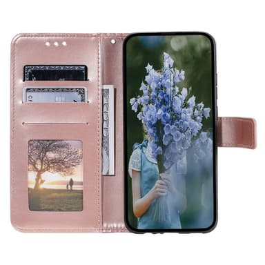 SKALO Samsung A56 5G Mandala Plånboksfodral - Roséguld